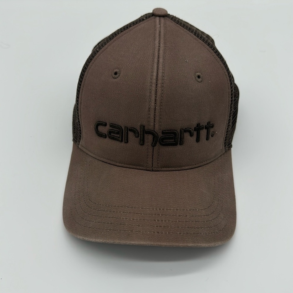 CARHARTT Embroidered Brown SnapBack Trucker Hat‎